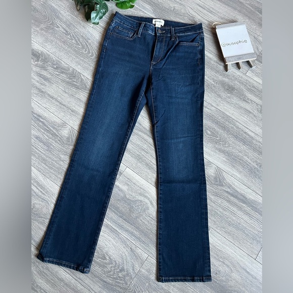 Goodthreads Women's Mid-Rise Slim Straight Jeans Dark wash. Size 28 - Picture 6 of 15